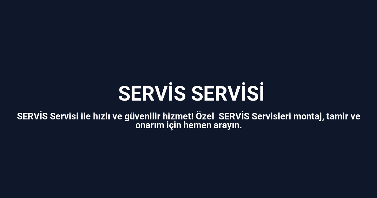 Gökçeada Vaillant Servisi